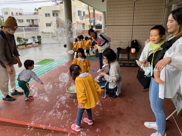 ☆園庭開放未就園児４月お誕生日会☆