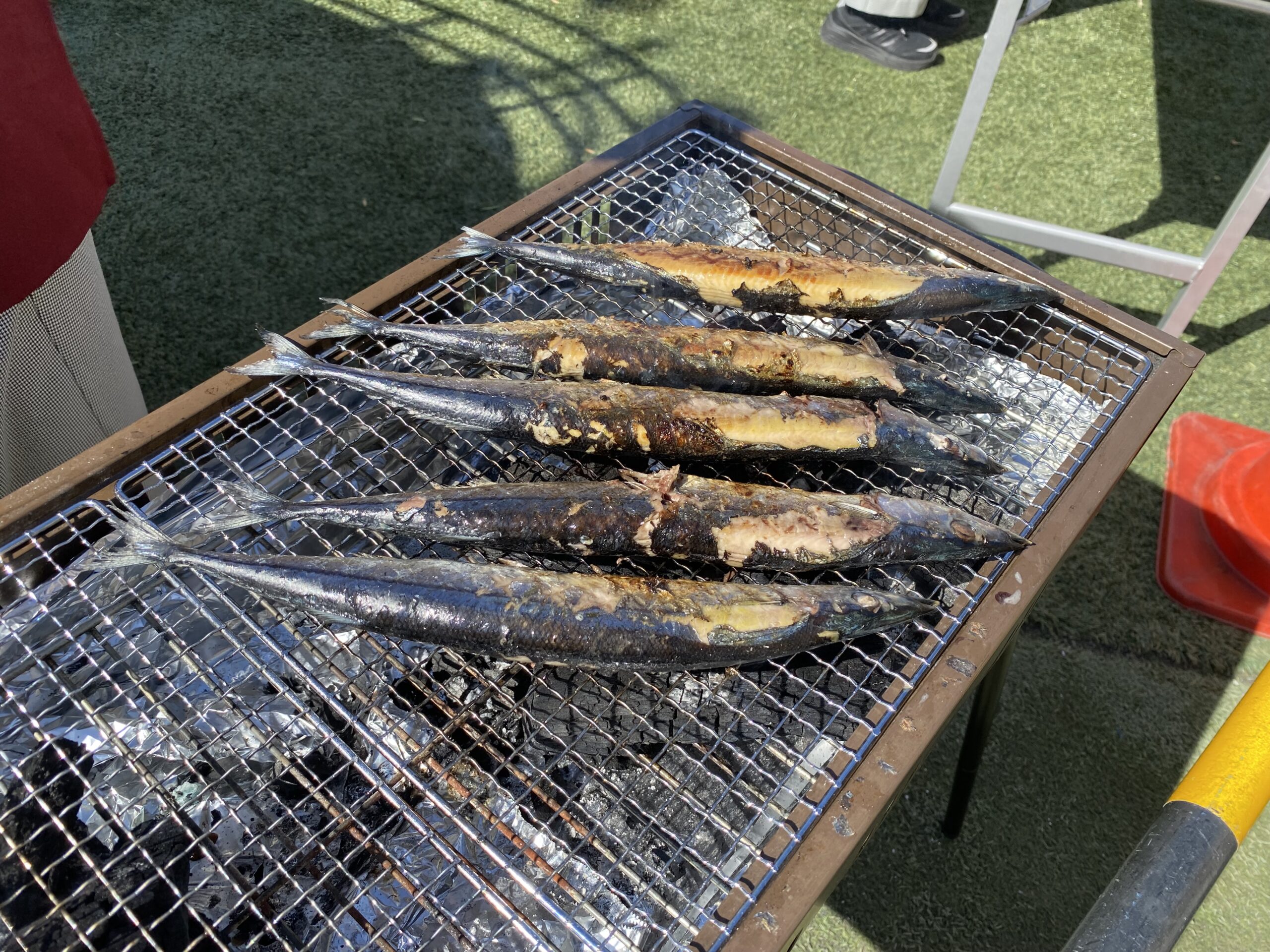 保護中: ☆年長組食育「さんまパーティー」☆